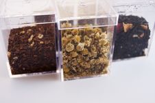 Boxes Of Exotic Tea Leaves Stock Photo Boxes Of Exotic Tea Leaves Stock Photo