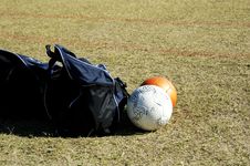 Soccer Gear. Royalty Free Stock Photography Soccer Gear. Royalty Free Stock Photography