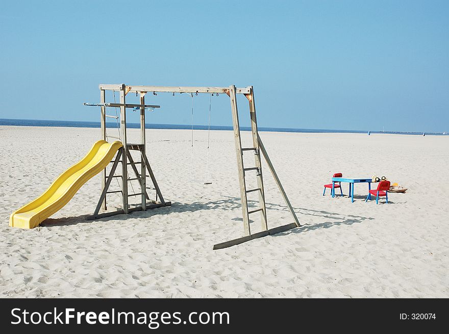 Waiting for fun at the beach. Waiting for fun at the beach