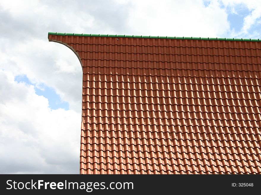 Roof of Chinese Style Building. Roof of Chinese Style Building