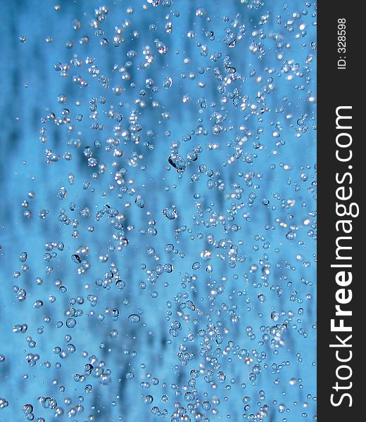 Water drops on blue bakground. Water drops on blue bakground