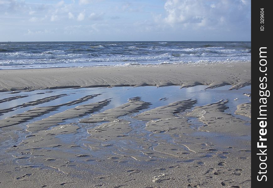 Sand and water Sylt. Sand and water Sylt