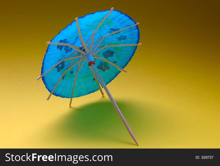 Cocktail umbrella - blue #2.