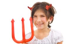 Devil With Tricky Smile Stock Photo Devil With Tricky Smile Stock Photo