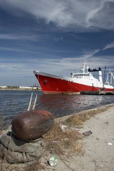 Fishing Boat Docked Stock Photography Fishing Boat Docked Stock Photography