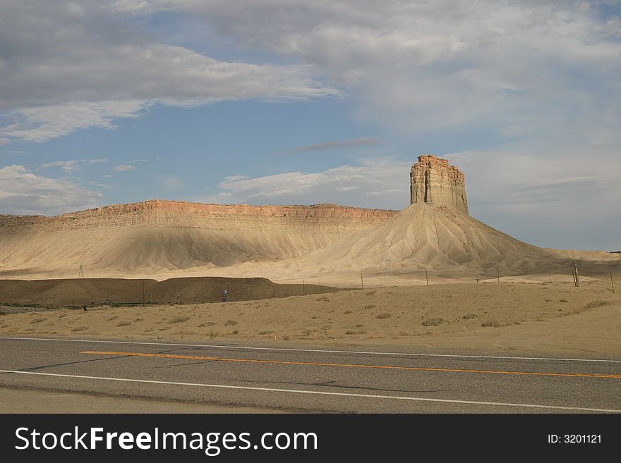The mesas of southwestern Colorado can be very distinctive. The mesas of southwestern Colorado can be very distinctive.