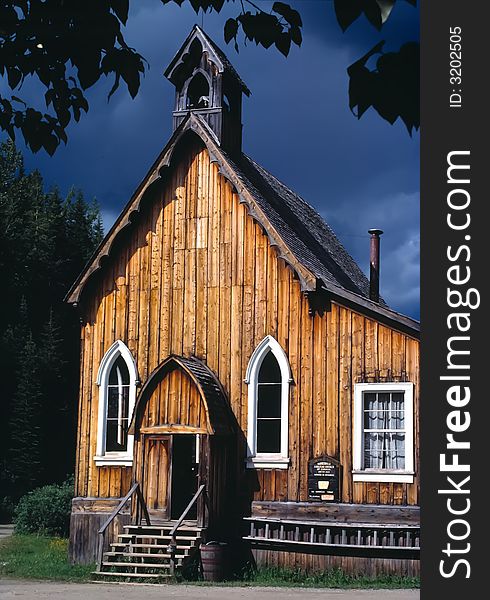 Wooden Church in Northern Canada