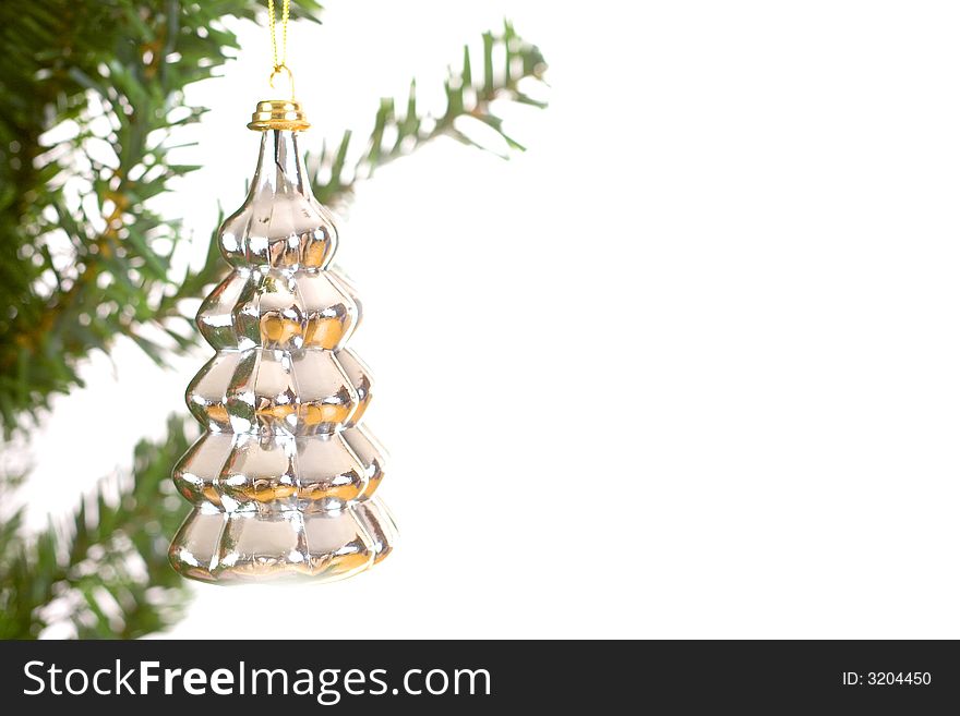 christmas object on white background