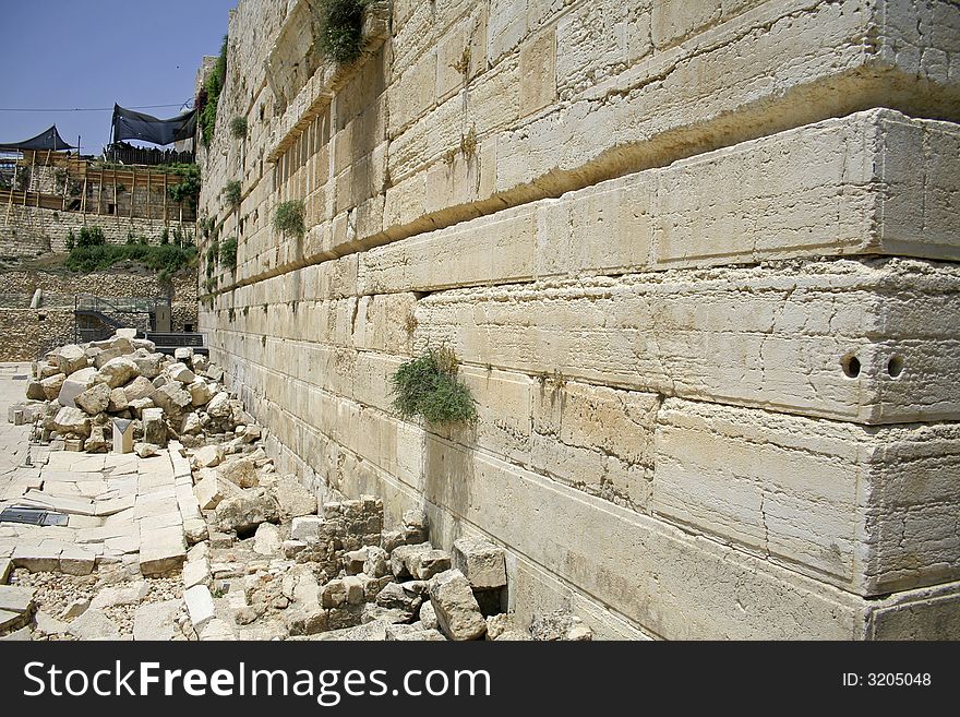 Wailing western wall, jerusalem, israel. Wailing western wall, jerusalem, israel