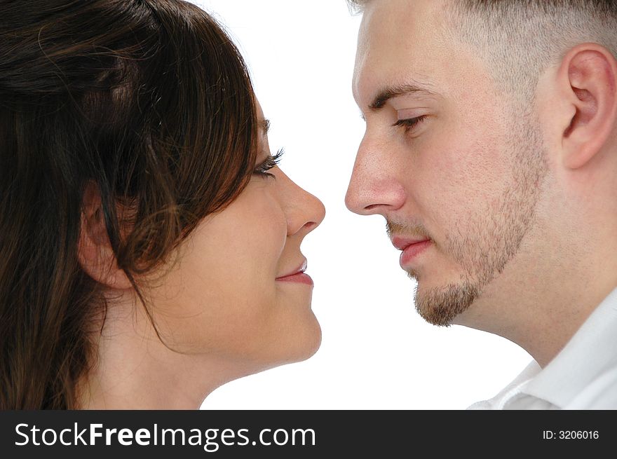 Young Couple Looking At Each Other