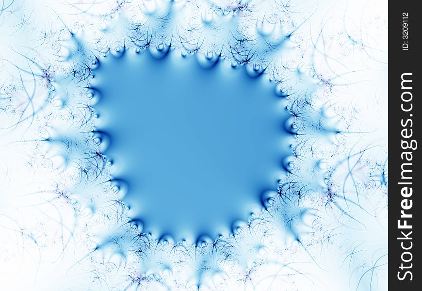 Abstract winter background. Fractal illustration. Abstract winter background. Fractal illustration