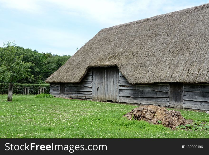 Old storage from a farm. Old storage from a farm.