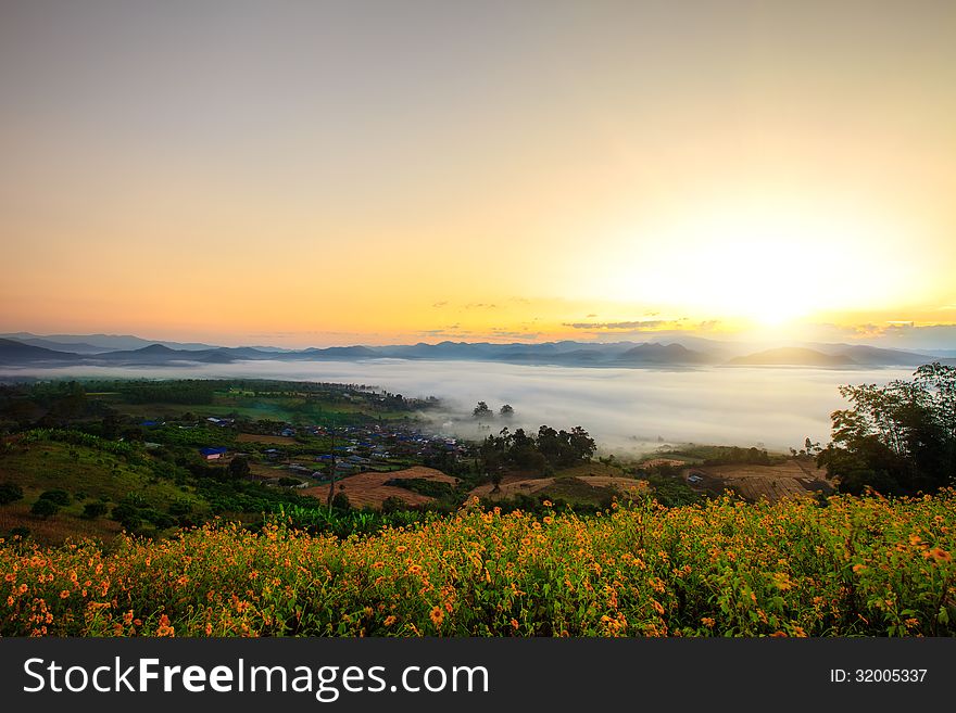 Sunrise at pai