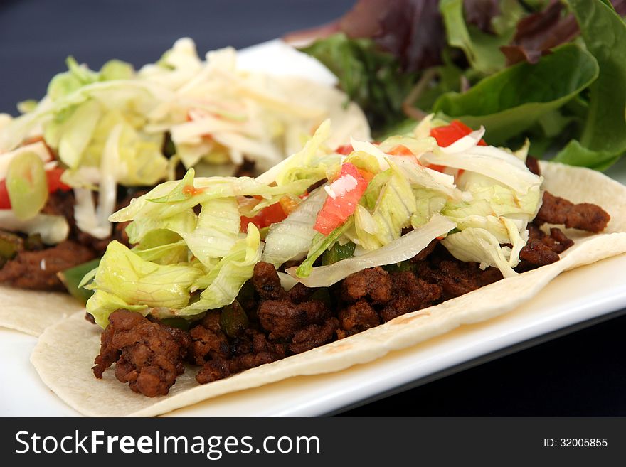 Beef Tacos Closeup