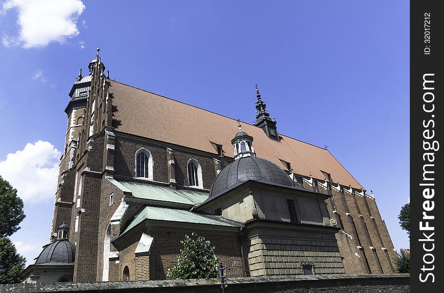 Corpus Christi Church in the Kazimierz district of Krakow in Poland. Dates from 1340. Corpus Christi Church in the Kazimierz district of Krakow in Poland. Dates from 1340.