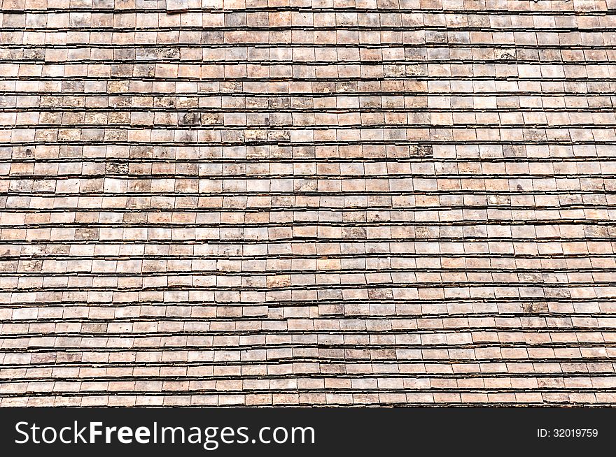 Traditional roof tiles