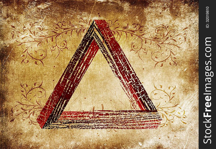 Grunge Fantastic Triangle