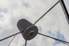 Satellite Signal Wave Receiver Dish For Television Stock Photography Satellite Signal Wave Receiver Dish For Television Stock Photography