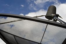 Satellite Signal Wave Receiver Dish For Television Royalty Free Stock Photography Satellite Signal Wave Receiver Dish For Television Royalty Free Stock Photography