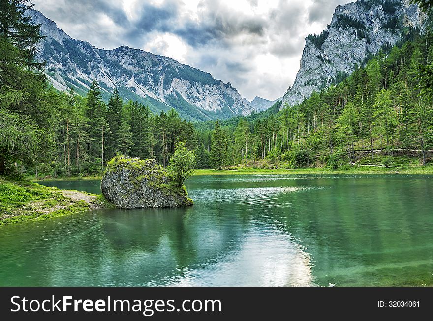 It is a beautiful lake in Austria and the name is derived from the deep green color of the water. It is a beautiful lake in Austria and the name is derived from the deep green color of the water.
