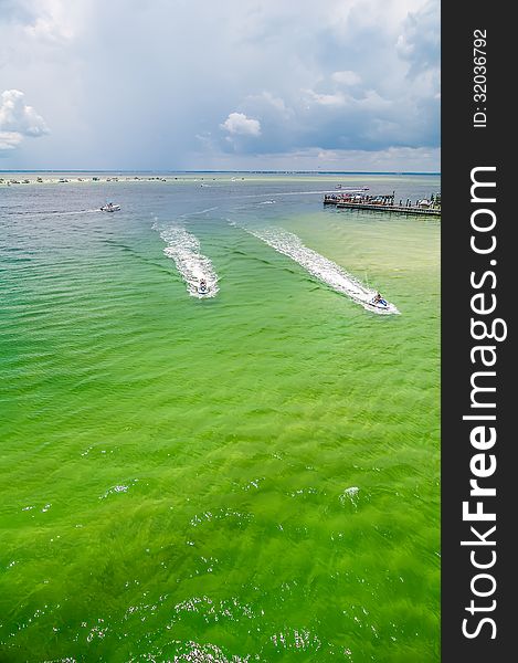 Crystal clear water at destin florida near okaloosa island. Crystal clear water at destin florida near okaloosa island