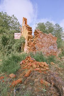 Building Made Of Bricks Royalty Free Stock Photography Building Made Of Bricks Royalty Free Stock Photography