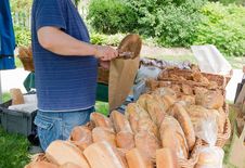Artisanal Bread At Farmers Market Stock Image Artisanal Bread At Farmers Market Stock Image