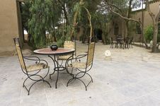 Patio With Table And Chairs Royalty Free Stock Photography Patio With Table And Chairs Royalty Free Stock Photography