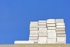 Lightweight Concrete Block Royalty Free Stock Photo Lightweight Concrete Block Royalty Free Stock Photo