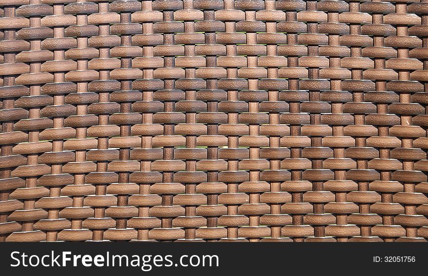 Sepia basket weave pattern. Vignette. Textured Background.