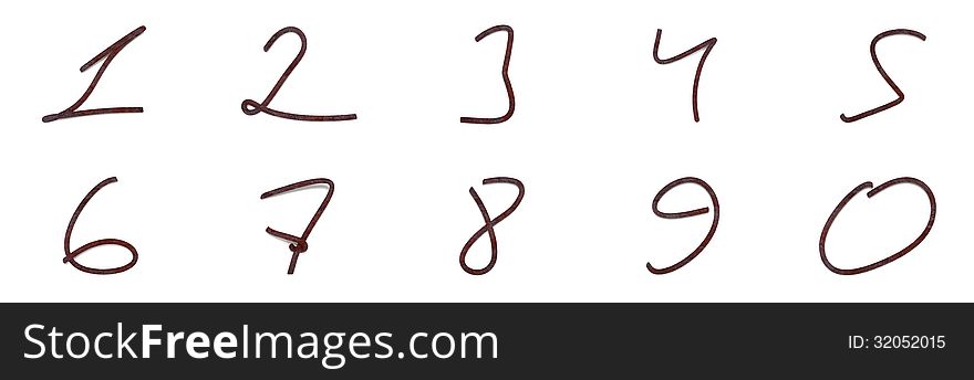 A Set Of Numbers From Rusty Wire