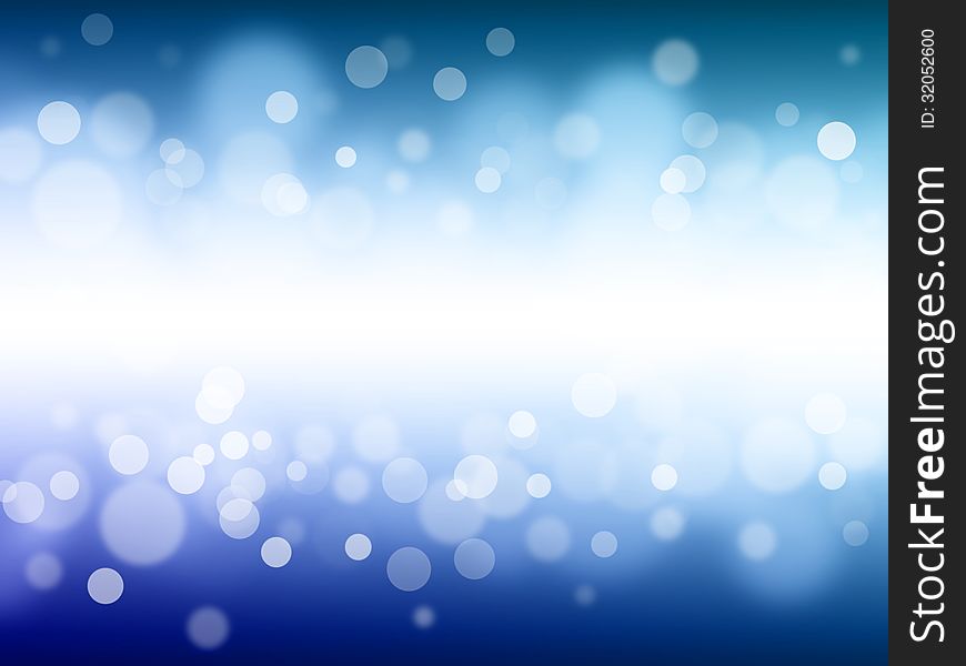 Blue bokeh abstract light background. Blue bokeh abstract light background