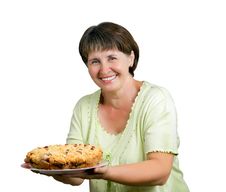 Middle-aged Woman Royalty Free Stock Images Middle-aged Woman Royalty Free Stock Images