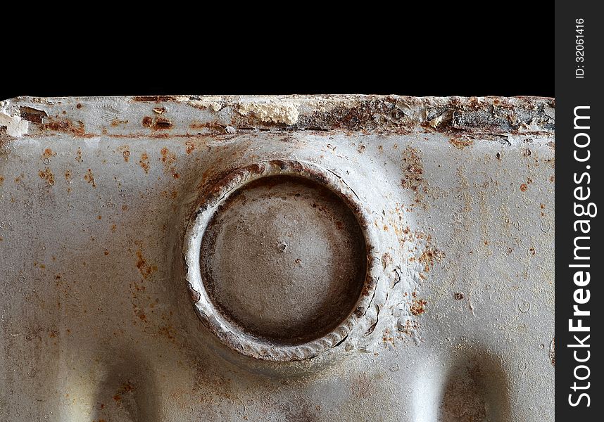 Household cast iron radiator fin