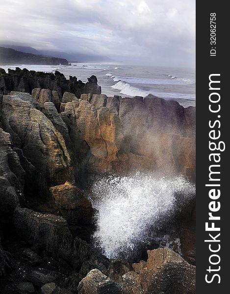 Pancake rocks - New Zealand