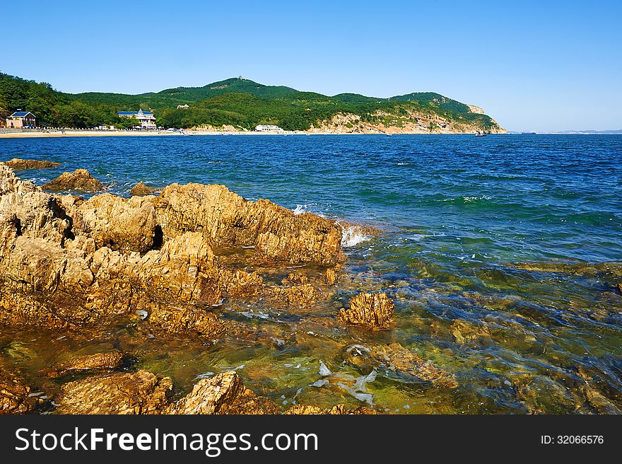 The photo taken in China's liaoning province dalian city Bangchui island scenic spot. The photo taken in China's liaoning province dalian city Bangchui island scenic spot.