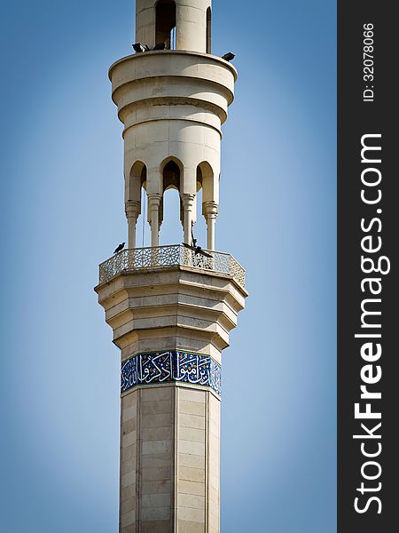 Mosque minaret balcony, Tehran, Iran