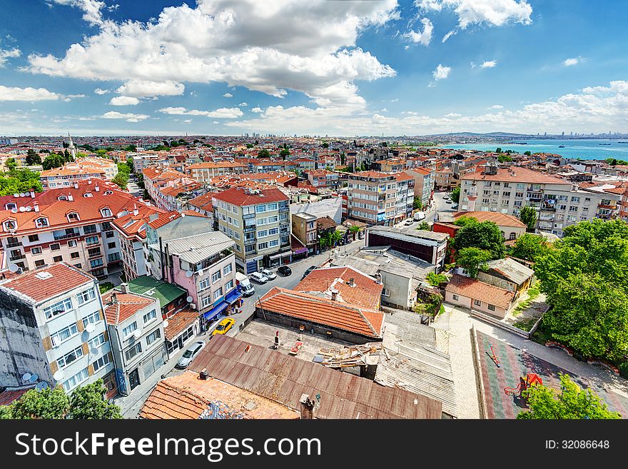 Istanbul, Turkey. View from Yedikule Fortress. Istanbul, Turkey. View from Yedikule Fortress