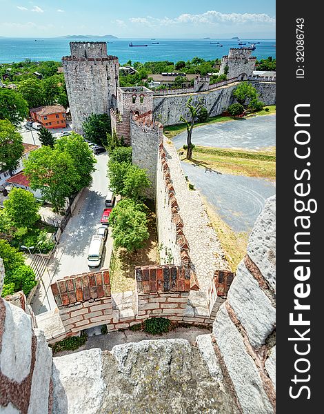 The Yedikule Fortress in Istanbul, Turkey