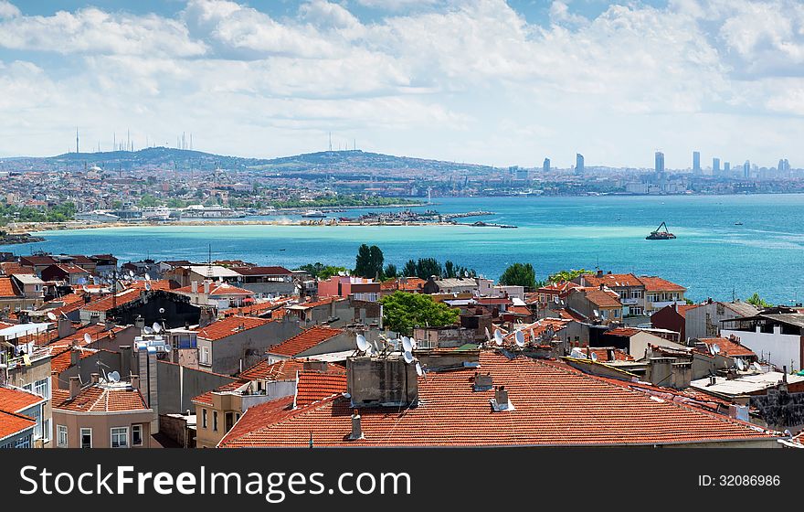 Istanbul, view from Yedikule Fortress, Turkey