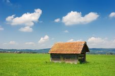 Bavarian Hut Horizontal Royalty Free Stock Photo