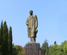 Monument Maxim Gorky Royalty Free Stock Photo Monument Maxim Gorky Royalty Free Stock Photo