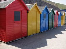 Whitby Beach Huts Stock Image Whitby Beach Huts Stock Image