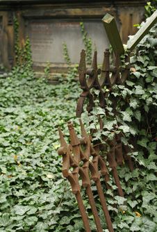 Old Graveyard Fence Stock Images