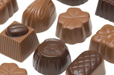 Assortment Of Chocolates Stock Photos Assortment Of Chocolates Stock Photos