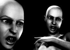 Two Angry Vamps Stock Images Two Angry Vamps Stock Images