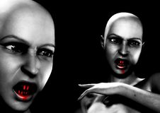 Two Angry Vamps 3 Stock Images Two Angry Vamps 3 Stock Images