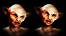 Two Demons 4 Royalty Free Stock Photo Two Demons 4 Royalty Free Stock Photo