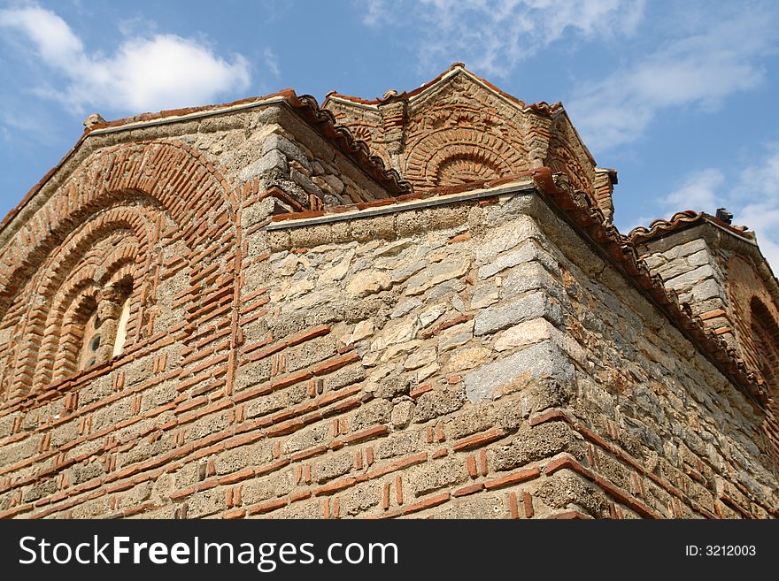 Antique architecture, Ohrid lake Kaneo - Macedonia