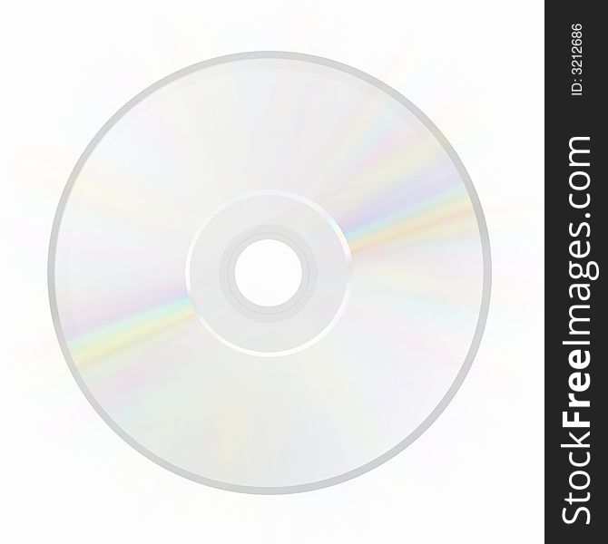 An illustration of a CD on a white background. An illustration of a CD on a white background.